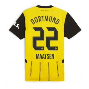 Borussia Dortmund Ian Maatsen #22 Hjemmebanetrøje 2024-25 Kort ærmer